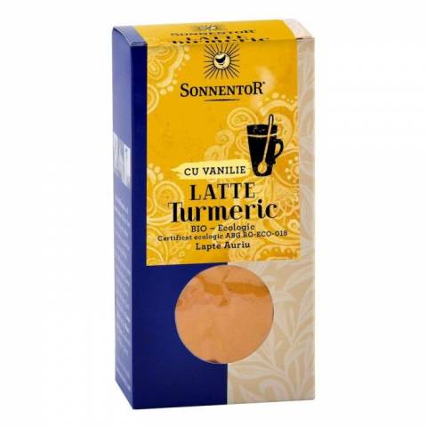 Latte - Turmeric cu vanilie eco x 60gr (SONNENTOR)