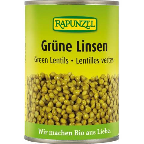Linte verde ecologica in doza x 400g (RAPUNZEL)