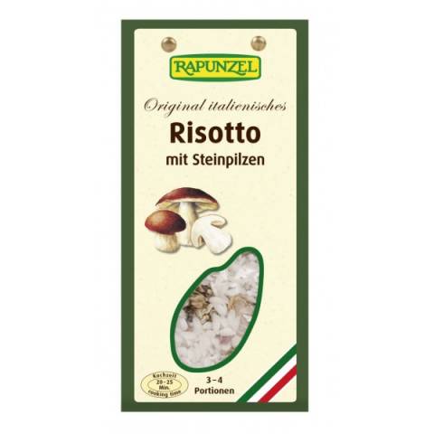 Orez risotto cu ciuperci eco x 250g (RAPUNZEL)