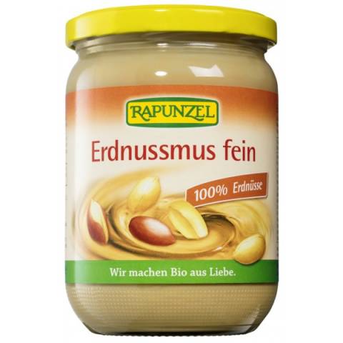 Pasta de arahide fina vegana eco x 500gr (RAPUNZEL)